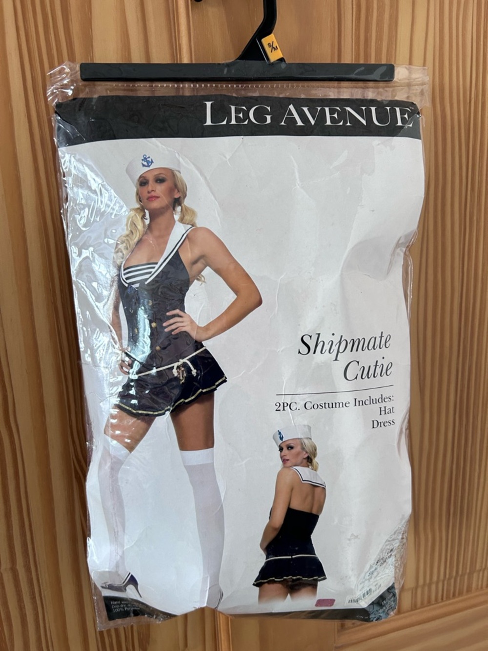Leg Avenue Nautical Sailor Dress Costume - Navy & White